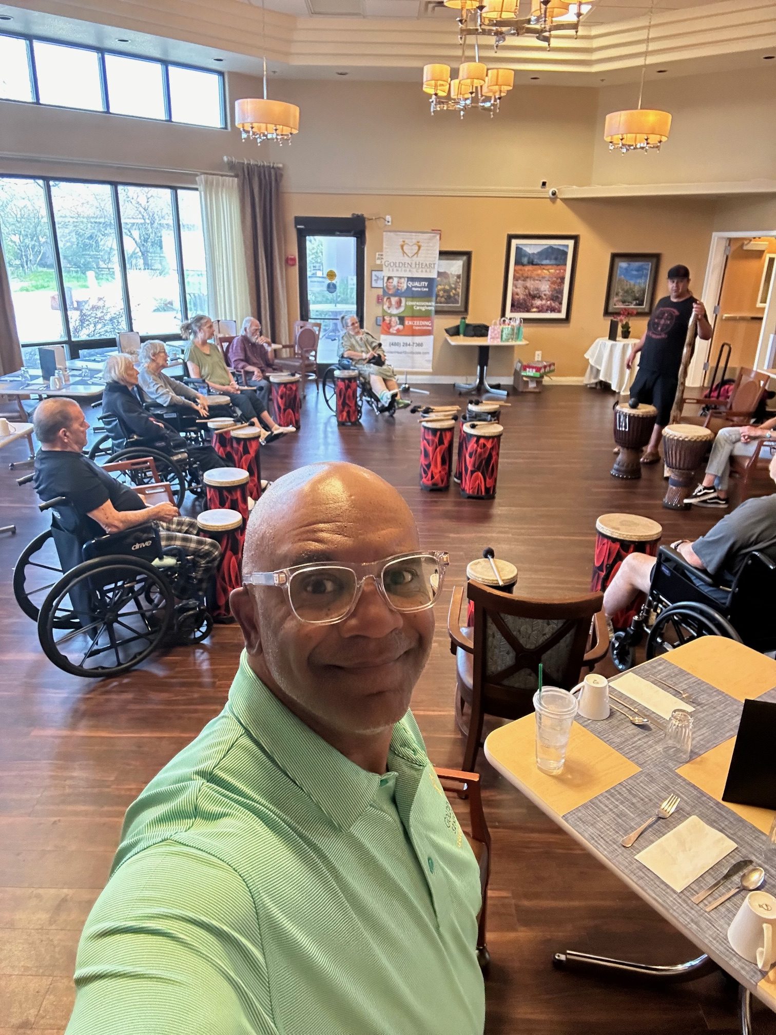 Visiting with Post Acute Rehabilitation Center!