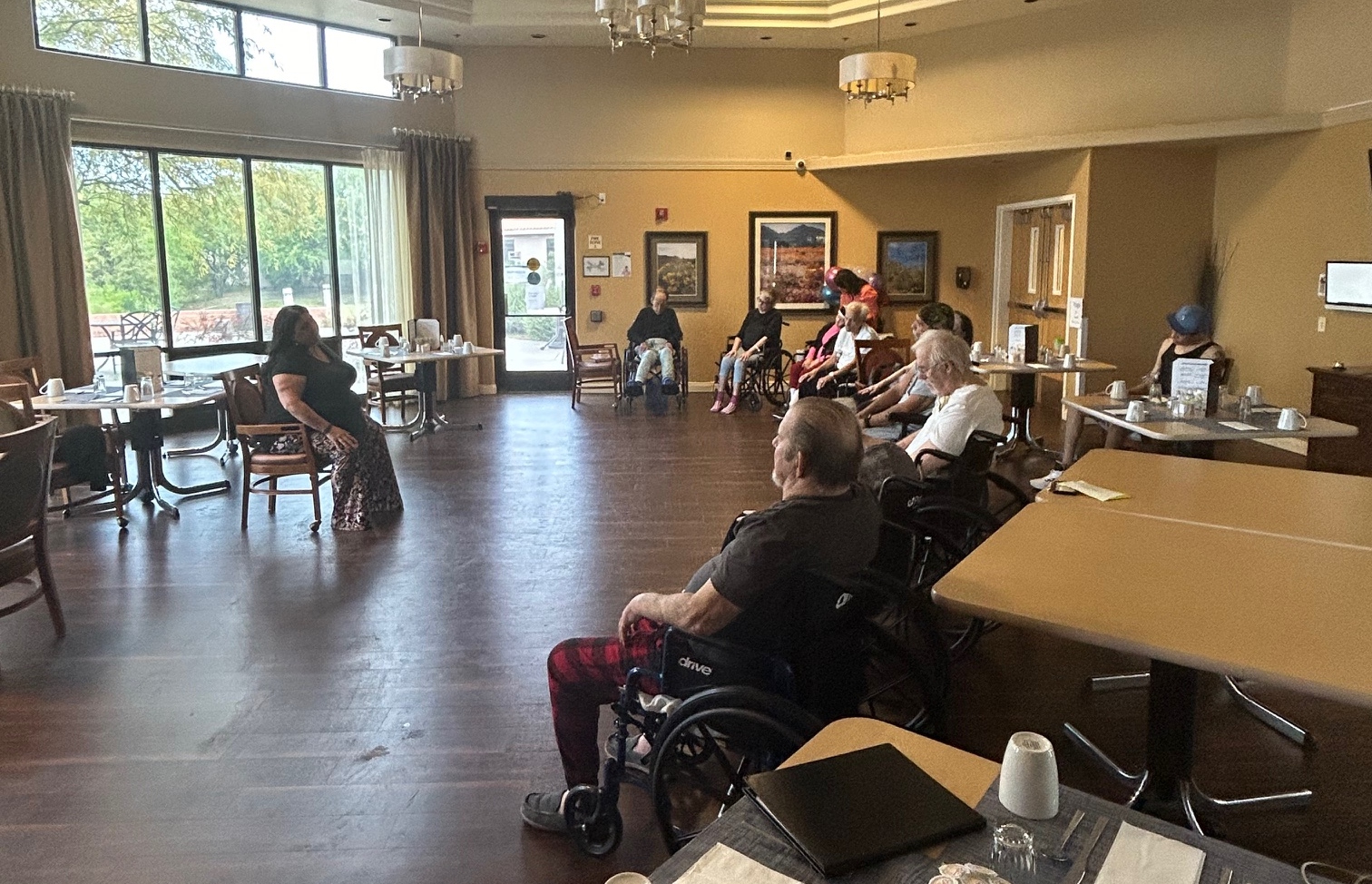 Sponsoring Chair Yoga at a Local Skilled Nursing Facility